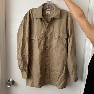 Dickies Men’s Long Sleeve Work Shirt, Size S